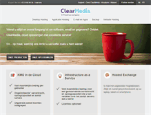 Tablet Screenshot of clearmedia.be